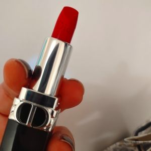 Dior deluxe travel size lipstick 999 satin, Brand new!